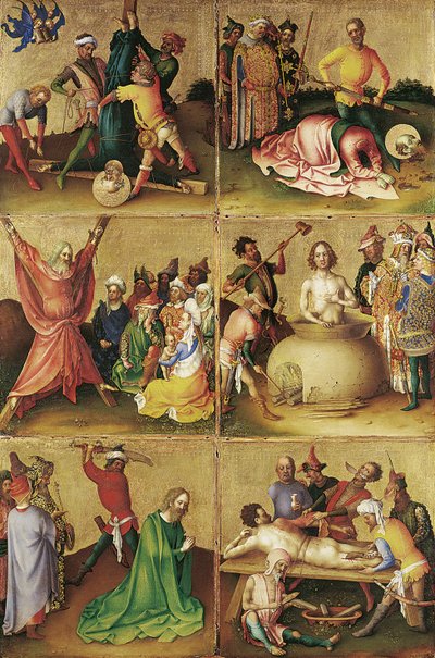 Martyrdom of the Apostles by Stefan Lochner